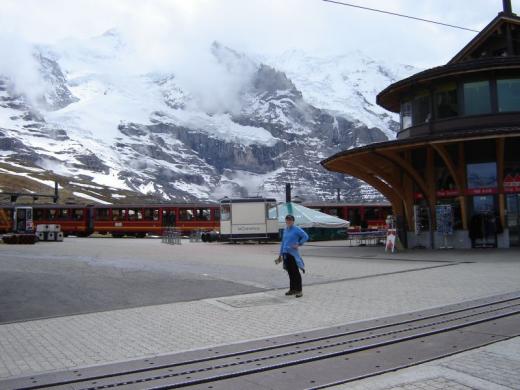 The summit of Kleine Scheidegg